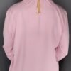 Blusa Italiana con Lazo y Pedrería – Elegancia Ligera
