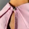 Blusa Italiana con Lazo y Pedrería – Elegancia Ligera
