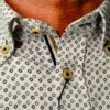 Camisa Caballero Estampada Manga Larga – Elegancia Clásica con un Toque Moderno