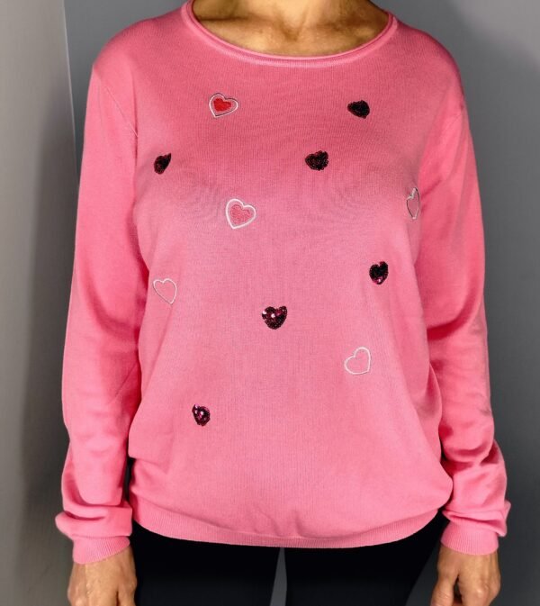 Blusa Manga Larga Corazones – Comodidad y Estilo con un Toque de Amor