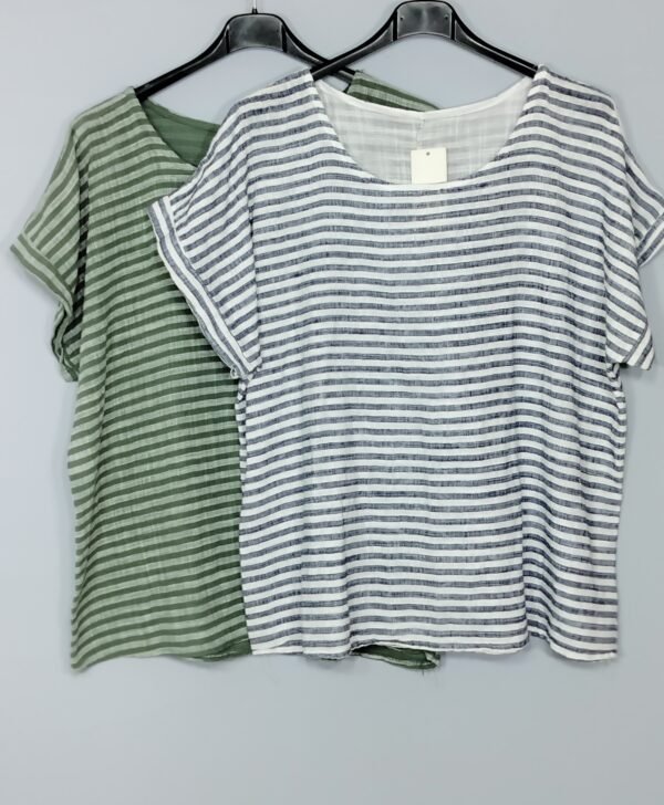 Camiseta de Rayas – Frescura y Comodidad para el Verano