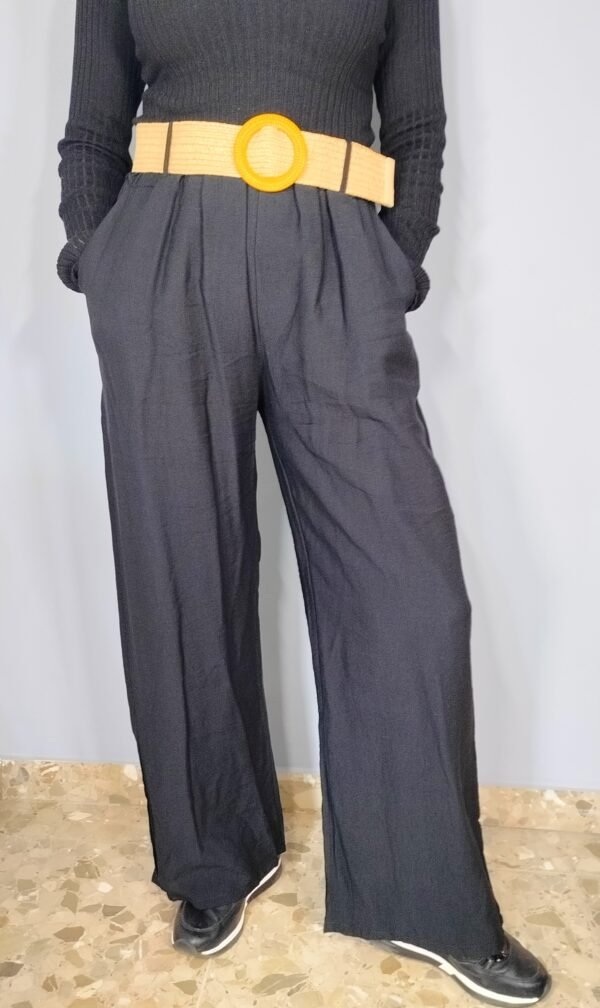 Pantalón Ancho Italiano de Viscosa – Ligereza con Estilo