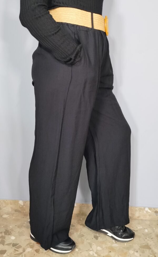 Pantalón Ancho Italiano de Viscosa – Ligereza con Estilo