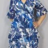 Vestido Estampado con Manga de Volante – Elegancia Ligera para Cada Día