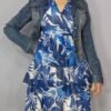 Vestido Estampado con Manga de Volante – Elegancia Ligera para Cada Día