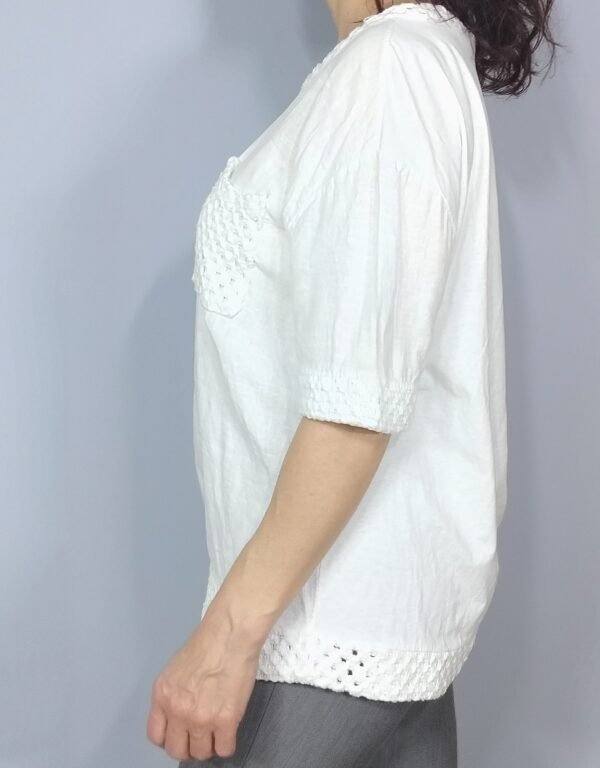 Blusa Lino con Bolsillo — Ligereza con Detalle Italiano