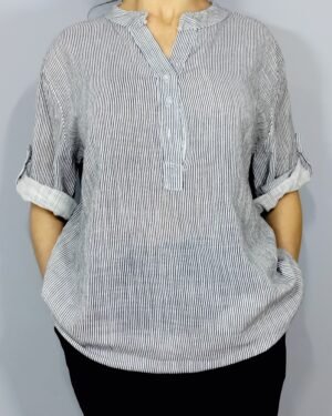 Blusa de Rayas Fina – Ligereza Natural para el Verano