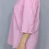 Blusa Rayas Cuello con Botón - Ligereza y Estilo
