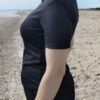 Blusa Anilla Dorada – Cuello Caja y Manga Pegada