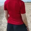 Blusa Anilla Dorada – Cuello Caja y Manga Pegada