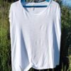 Blusa Desmangada – Manga con Botón & Frescura Natural