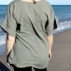 Blusa Perforada – Manga con Vuelta & Detalle Bordado