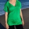 Blusa Cuello Camisero – Pico Ligero & Estilo Fresco