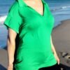 Blusa Cuello Camisero – Pico Ligero & Estilo Fresco