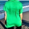 Blusa Cuello Camisero – Pico Ligero & Estilo Fresco