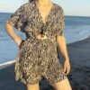 Mono Estampado Cebra – Lazo a la Cintura & Caída Oversize