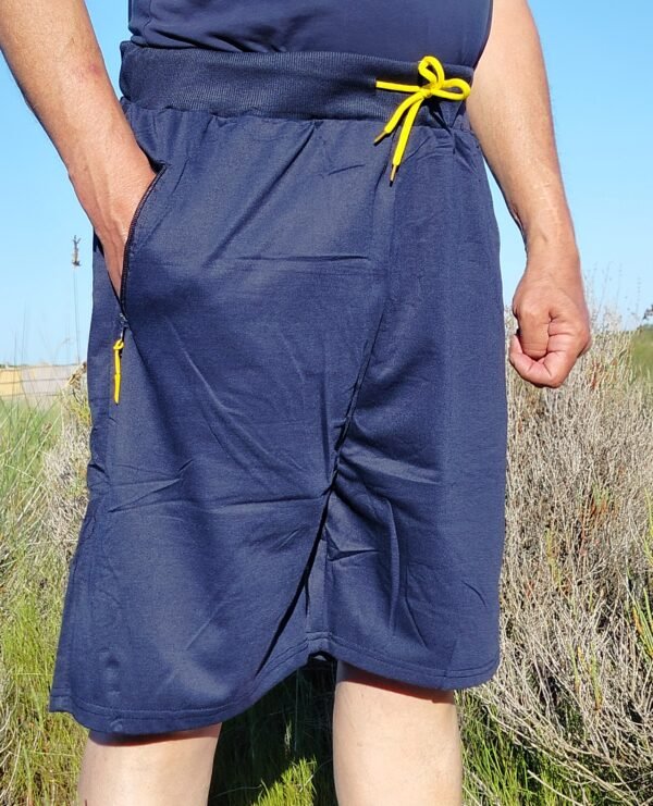Pantalón Corto Riderzone – Cintura Ancha & Cremalleras Ocultas