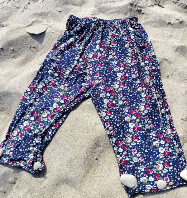 Pantalón Pirata Estampado – Goma Cómoda, Estilo Fresco