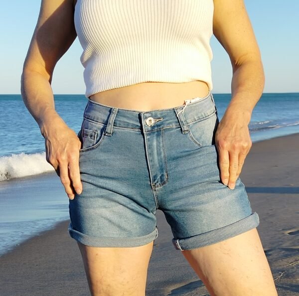 Short Vaquero CSX – Corte Ajustado & Efecto Push-Up