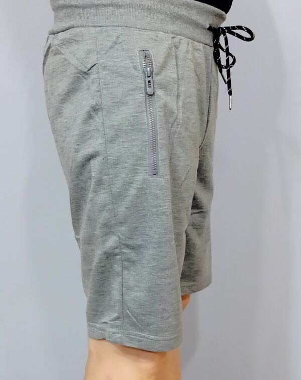 Pantalón Corto Algodón – Cintura con Goma y Cremalleras