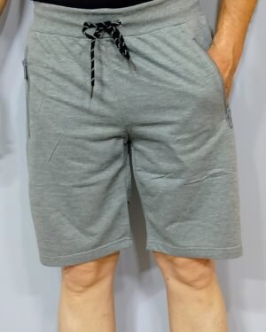 Pantalón Corto Algodón – Cintura con Goma y Cremalleras