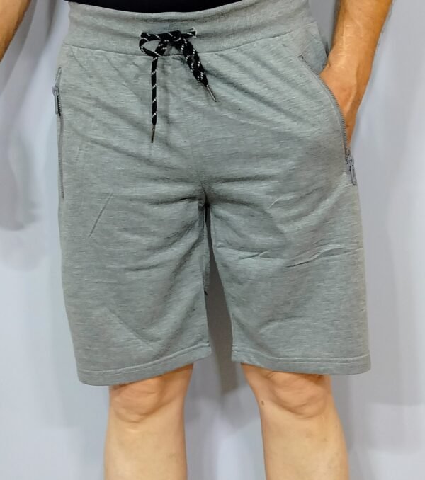 Pantalón Corto Algodón – Cintura con Goma y Cremalleras