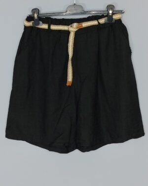 Pantalón Corto de Lino – Cintura con Cinturón y Frescura Italiana