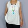 Top Perforado con Collar – Tirante Elegante