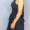 Vestido Nido de Abeja - Volantes & Escote con Lazo