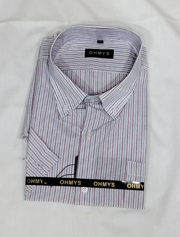 camisa-clasica_os-11-ROJO-001 Camisa Rayada Clásica – Cuello con Botón & Bolsillo Frontal