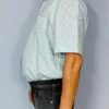 oplus_34 Camisa Rayada Clásica – Cuello con Botón & Bolsillo Frontal