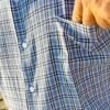 oplus_34 Camisa Clásica Cuadros – Manga Corta con Bolsillo y Fuelles