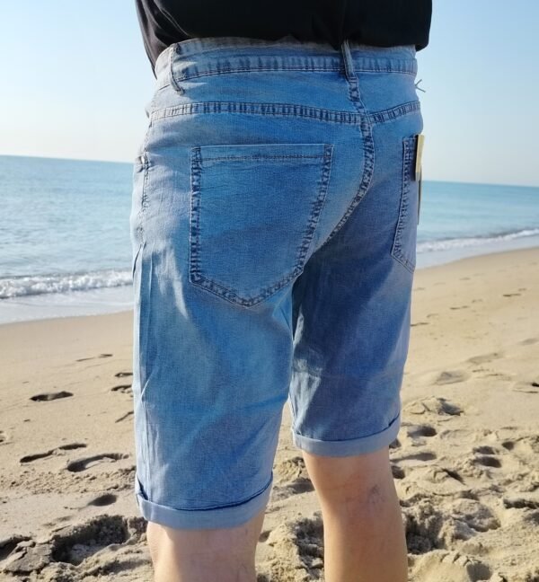 pantalon-vaquero-corto-bleach-h018-DENIM-003 Pantalón Vaquero Corto Bleach – Denim Fino y Ligero