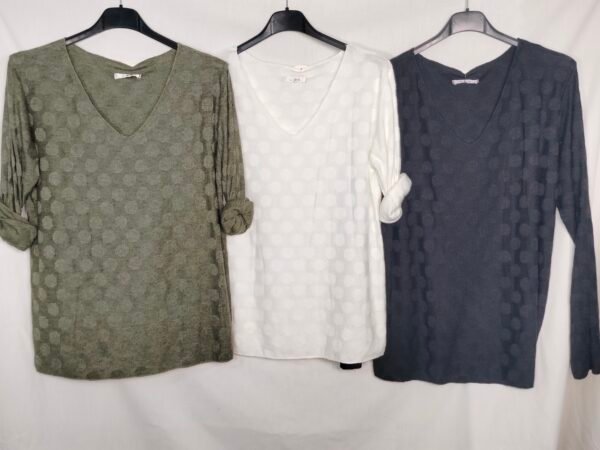 oplus_0 Suéter Esferas – Cuello Pico Italiano