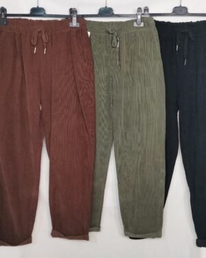 5729-pantalon-micro-pana-VARIAS-01 Pantalón Micro Pana – Cintura Elástica con Cordón