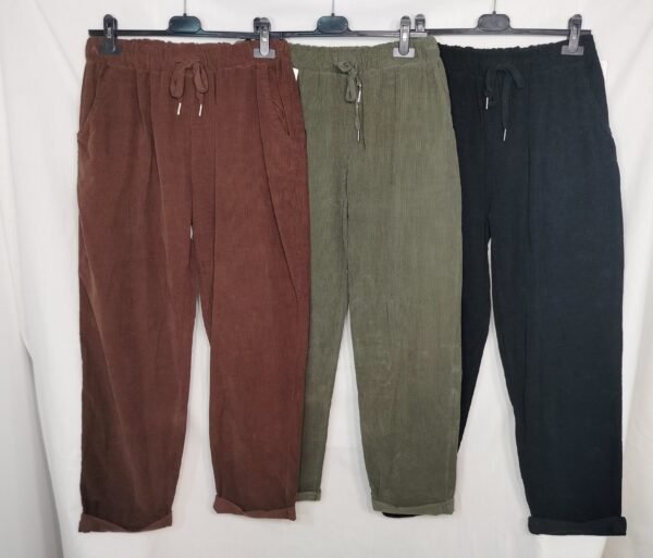 5729-pantalon-micro-pana-VARIAS-01 Pantalón Micro Pana – Cintura Elástica con Cordón