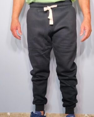 oplus_32 Pantalón Chándal Felpa Gruesa – Cintura con Cordón y Puño de Tricotosa