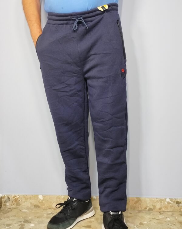 chandal-9066-pantalon-chandal-con-felpa-AZUL-01 Pantalón Chándal con Felpa – Cálido y Versátil