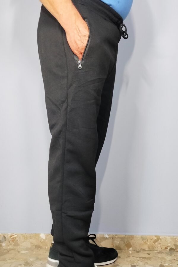 chandal-9066-pantalon-chandal-con-felpa-NEGRO-02 Pantalón Chándal con Felpa – Cálido y Versátil