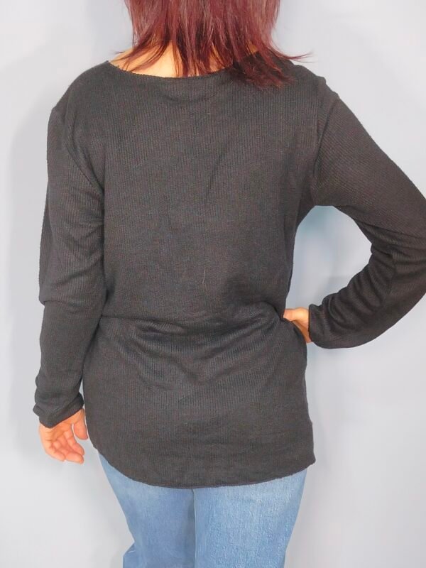 oplus_32 Suéter de Punto – Cuello Barca con Collar Incluido