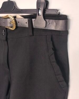 oplus_32 Pantalón de Vestir – Bolsillo Fruncido