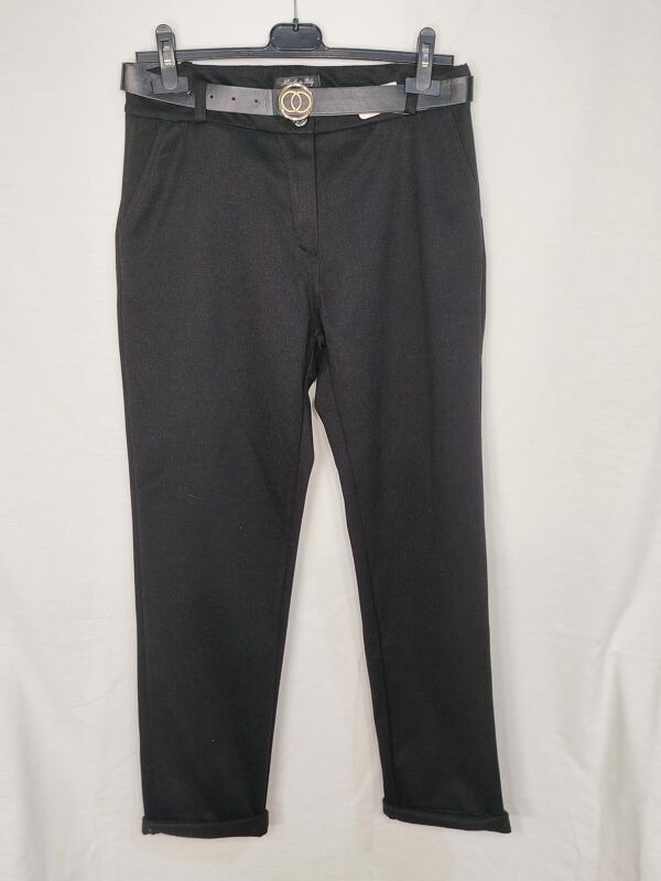 577-pantalon-panyo-bolsillo-vestir-NEGRO-01 Pantalón de Paño – Cinturón Incluido