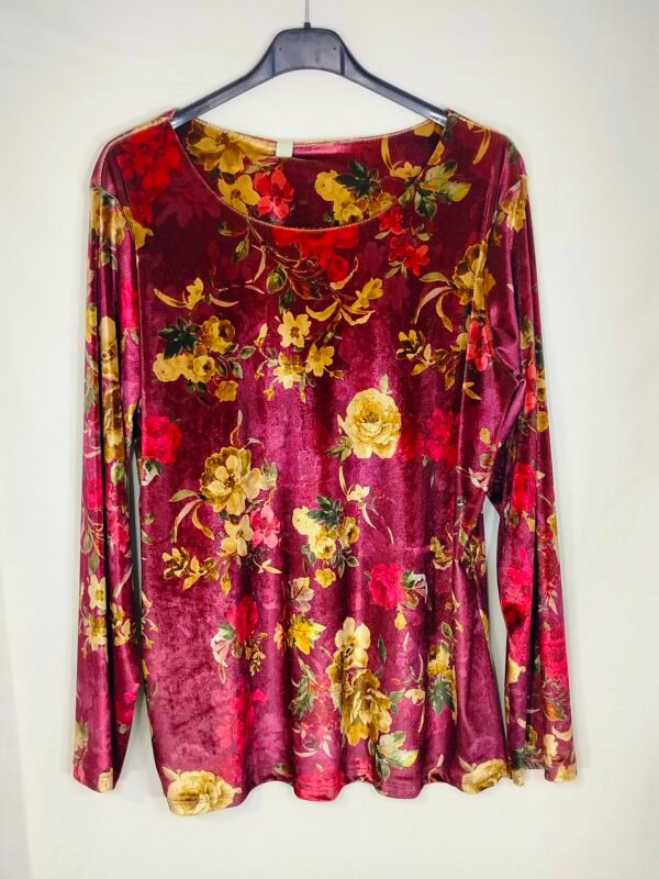 oplus_32 Blusa Terciopelo Suave