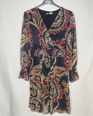 oplus_32 Vestido Cruzado Estampado