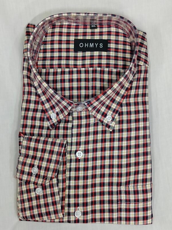 oplus_32 Camisa Biela de Cuadros