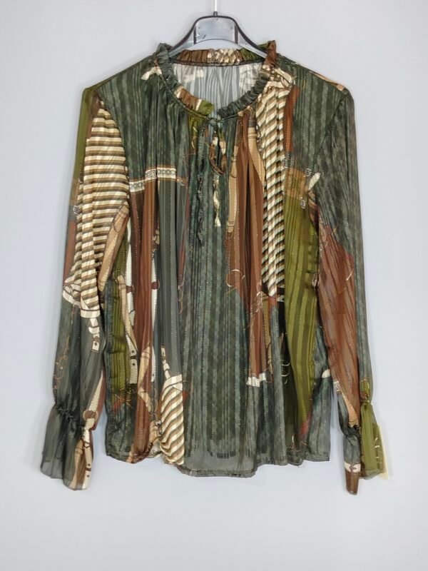 oplus_34 Blusa de Gasa con Lurex – Elegancia Ligera