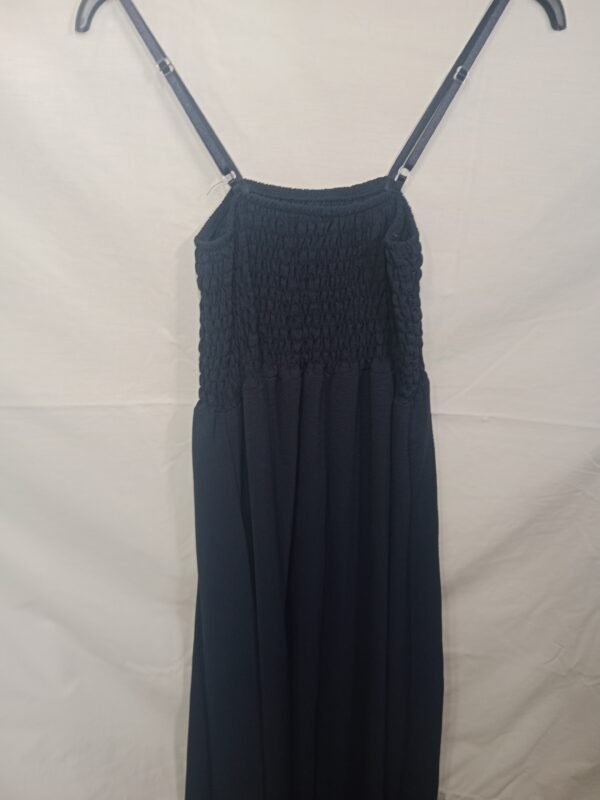 Vestido Largo Fruncido – Frescura Elegante para Días que No Paran