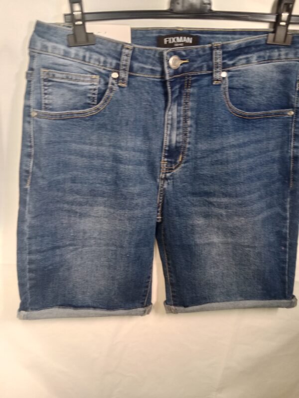 Pantalón Vaquero Corto – Denim Fino con 5 Bolsillos Útiles