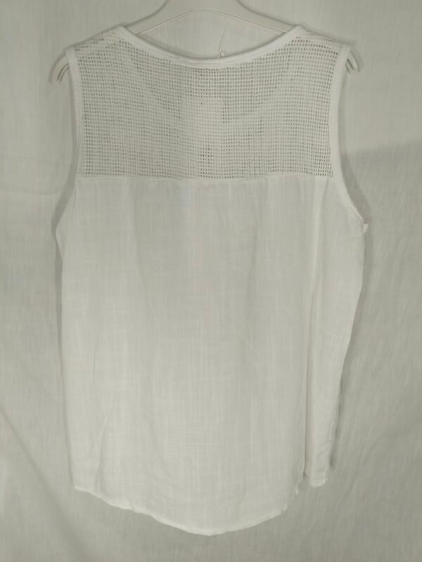 Blusa Rejilla Natural - Frescura Elegante para Días Intensos