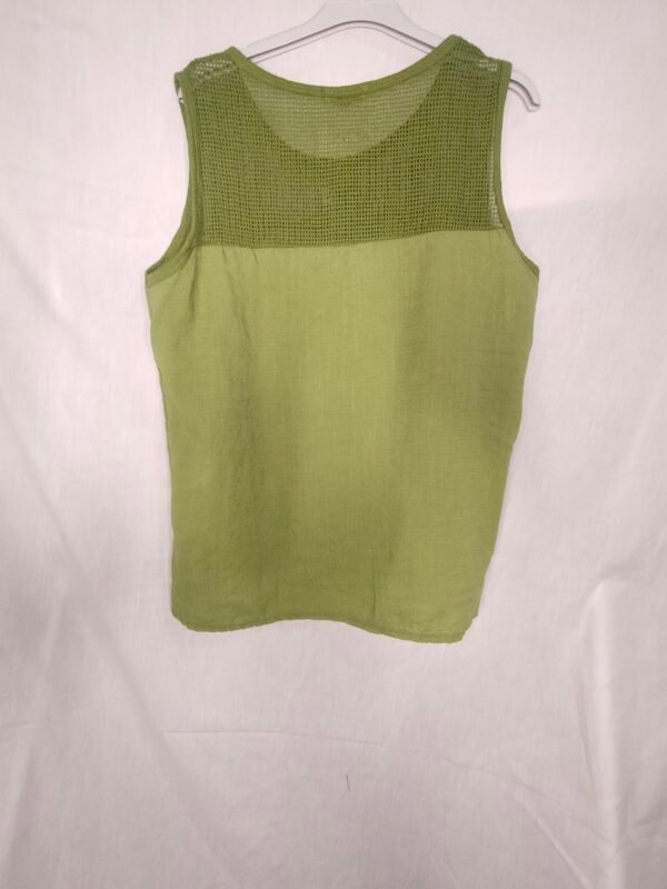 Blusa Rejilla Natural - Frescura Elegante para Días Intensos